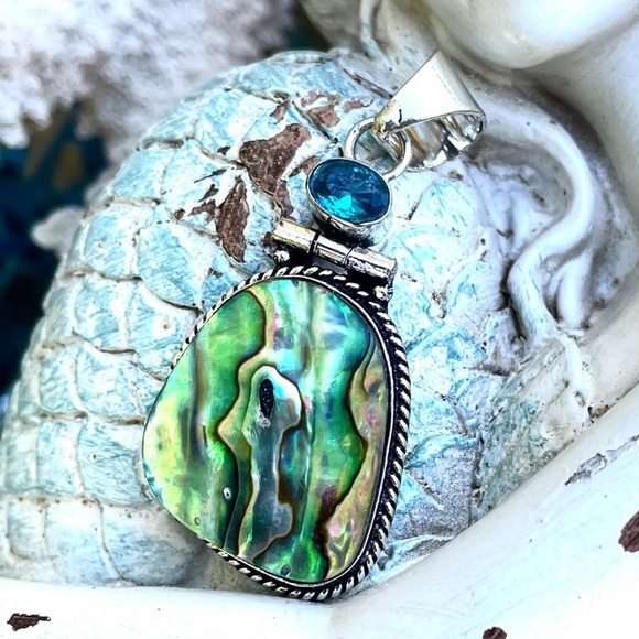 Sterling Silver and Abalone Assorted Artisan Handcrafted Jewelry Selections - Picture 3 of 16